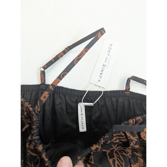 Janie & Jack Binabu Girls Floral Summer Sundress Size Age 12 Boho Style NEW - Picture 3 of 12